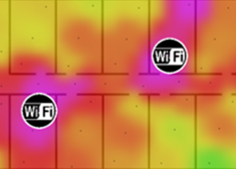 SSID、パスを変更した様子